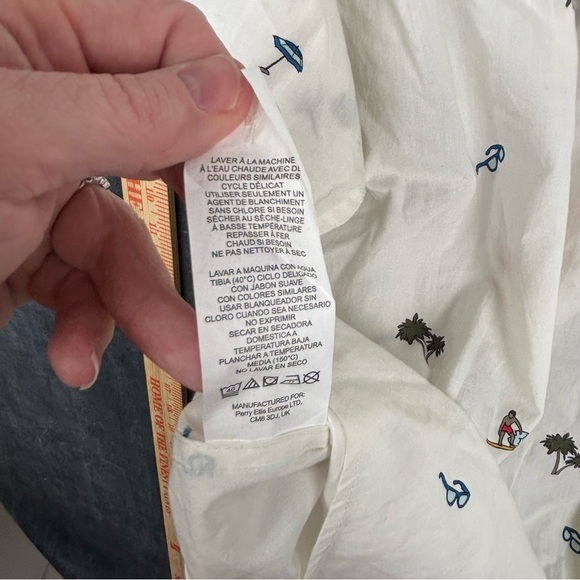 Original Penguin Men’s Cream Casual Button Down Shirt Sz XXL — see description - Picture 4 of 8